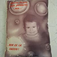 Cuscino con stampa fotografica divertente 