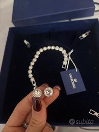 bracciale e orecchini swaroski