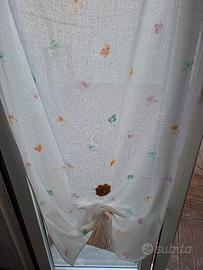  2 Tende per finestre canapa/lino 75 x 207