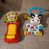Zebra Fisher Price e macchina primi passi