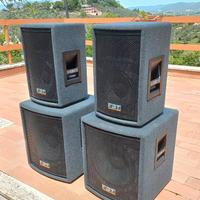 Sistema Audio  FBT Lightforce 2 sub e 2 teste