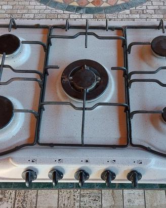 Piano cottura gas Franke 5 fuochi fragranite 50x70