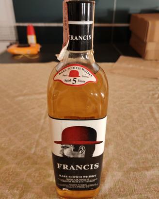 Francis Rare Scotch Whisky Aged 5 Years Red Bowler