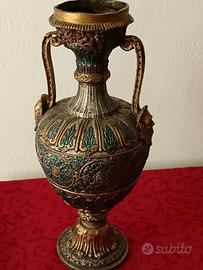 Urna in bronzo design Maitland Smith vintage 