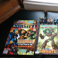 giocattoli personaggi Gormiti + rivista + album