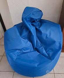 Poltrona blu sacco
