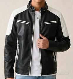 Giubbotto da moto in ecopelle 4XL