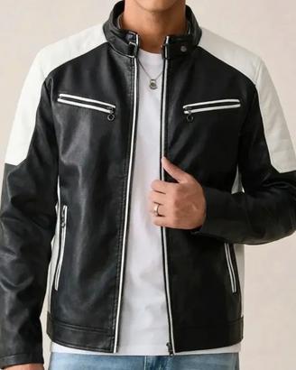 Giubbotto da moto in ecopelle 4XL
