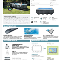 Piscina rettangolare INTEX Ultra XTR Frame