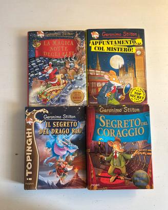 Geronimo Stilton lotto 4 libri fantasy