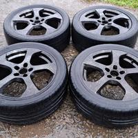 KIT 4 CERCHI LEGA 17 PER GOLF, POLO, NEW BEETLE 