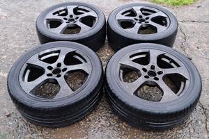 KIT 4 CERCHI LEGA 17 PER GOLF, POLO, NEW BEETLE 