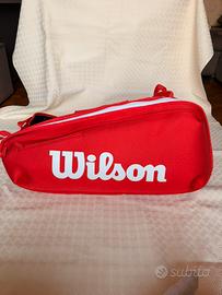 Wilson Super Tour 6PK Red 2025 - Come nuova