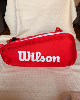 Wilson Super Tour 6PK Red 2025 - Come nuova