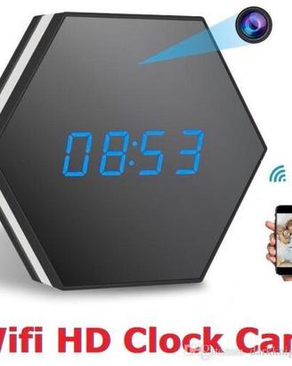 Orologio con telecamera wireless e visione notte