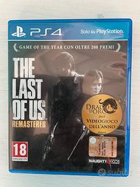 The Last Of Us REMASTERED pS4 Playstation Gioco