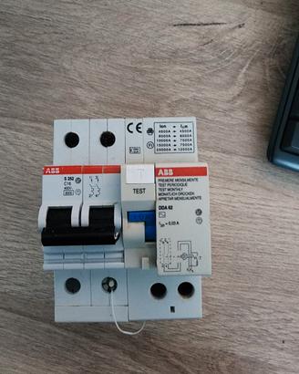 magnetotermico differenziale ABB C16 0.03A