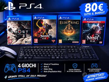 LOTTO 4 Giochi Playstation 4