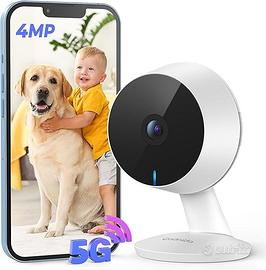Telecamera Wifi Interno, Videocamera Sorveglianza