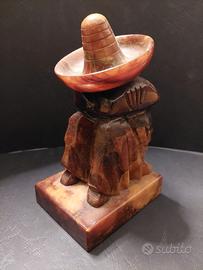 Statuina fermalibri in alabastro