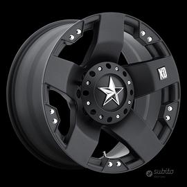 Set 5 Cerchi XD Rockstar 20x10 ET -24 Nero Opaco J