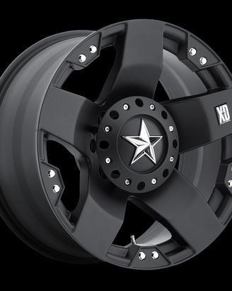Set 5 Cerchi XD Rockstar 20x10 ET -24 Nero Opaco J
