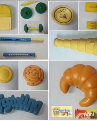 Mini Lotto 10 Sorpresine Mulino Bianco anni80