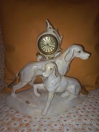 Orologio da tavolo Cemas vintage in porcellana