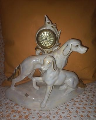Orologio da tavolo Cemas vintage in porcellana