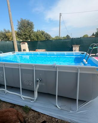 Piscina intex fuori terra