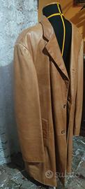 trench pelle PALZILERI TG 60  marroncino 