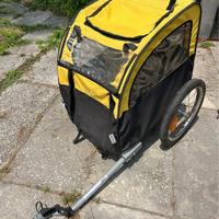 Carrello bicicletta cani