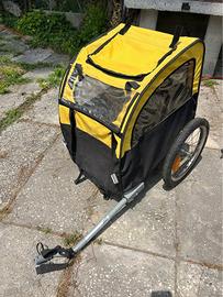 Carrello bicicletta cani