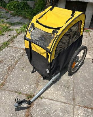 Carrello bicicletta cani