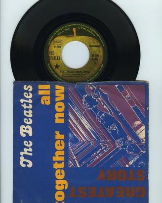 THE BEATLES - All togheter now ...  disco 45 giri
