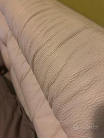 Letto mateimoniale in pelle con contenitore