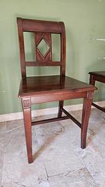 sedie in legno massello