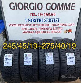 Gomme invernali 245/45/19-275/40/19 dopia Misura