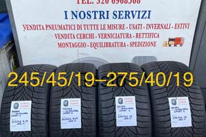 Gomme invernali 245/45/19-275/40/19 dopia Misura