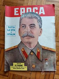 Rivista Epoca 1953 Morte Stalin