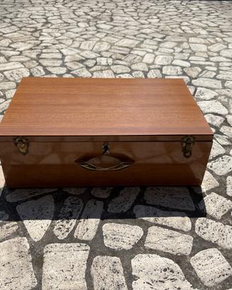 Cassetta in legno VINTAGE rivestita