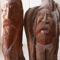 Statuette in legno di ebano Etiopia anni 60