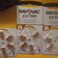 Batterie rayovac extra 312 per apparecchi acustici