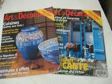 Riviste - tante - "Art & Décoration"- inizio 2000