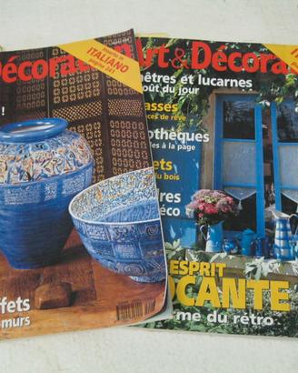 Riviste - tante - "Art & Décoration"- inizio 2000