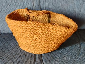 Vecchia Coffa Borsa Rustica - Vintage anni '80.