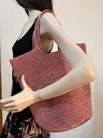 Borsa a spalla in Rafia