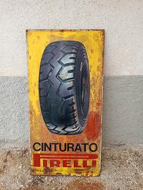 Rara Tabella Pirelli vintage 140x70