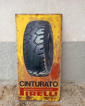 Rara Tabella Pirelli vintage 140x70