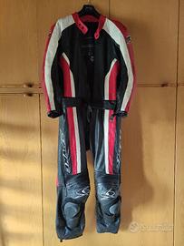 Tuta moto divisibile in pelle Spyke taglia 56-3XL